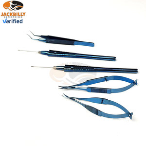 Juego de Instrumentos Quirúrgicos Oftálmicos Manuales Personalizados de Acero Inoxidable Básico, Certificados por la CE y Cumplen con la Normativa MOL, para Cirugía de Cataratas - Product Image 4