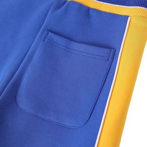 Pantalon de survêtement en polaire technique Sigma Gamma Rho SGRho bleu et or – Vêtements grecs haut de gamme pour sororité - Product Image 5