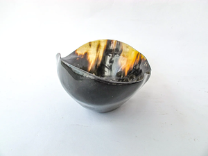 Bol de service en corne de boeuf poli à la main Bol à collation en corne de buffle 100% naturel de qualité supérieure Bol en corne de buffle FWE - Product Image 3