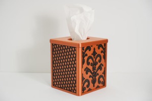 Modern Metal Tissue <b>Box</b> Cover Copper Square Design Convenient Suitable For Bathroom <b>Vanity</b> Counters Wholesale From India - Product Image 2