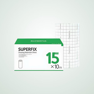 Cinta médica Superfix 15cm x 10m, rollo de vendaje adhesivo no tejido para fijación - Product Image 5