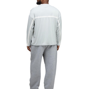 Maillot de football américain respirant à col en V et manches longues, uniforme d'équipe personnalisé gris, tenue d'entraînement sublimée, vente en gros, norme américaine - Product Image 2