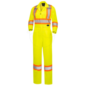 ANSI Class 3 Reflective <b>Overalls</b> High Visibility Waterproof Safety Workwear for Industrial <b>Construction</b> and Road Safety Workers - Product Image 1