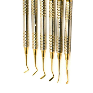 Meilleures ventes 2025 Pk Thomas Ensemble de 5 instruments manuels en acier inoxydable pour la modelage de la cire, outils de sculpture dentaire pour laboratoire dentaire - Product Image 6