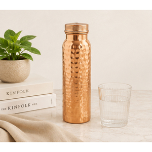 Botella de Cobre Martillado al por Mayor, Directo de Fábrica, Botella de Agua Potable de Cobre con Logotipo Personalizado, Artículos de Bebida para Viaje a Precio de Fábrica - Product Image 4
