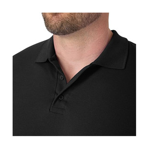 Camisa de Golf de Manga Corta para Hombre, Talla Grande, Lisa, Antiarrugas, de Algodón Tejido y Bordado, con Botones al Frente, Personalizable y Elegante - Product Image 6