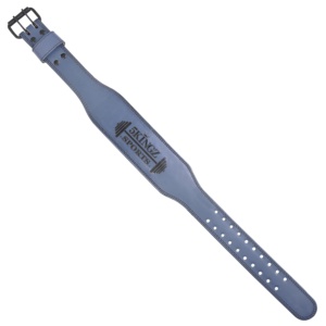 Ceinture de musculation respirante 5KINGZ SPORTS en PU, enveloppante, réglable, soutien lombaire, protection de base, logo bleu en relief, adulte 1 - Product Image 4