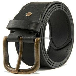 Cinturón de cuero genuino Hebilla informal Cinturones de hombre Cuero genuino Moda de lujo Jeans Cinturón de cuero de hombre - Product Image 6