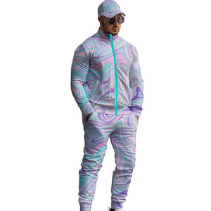 Ensemble de vêtements pour homme, ensemble décontracté en deux pièces, vêtements de rue confortables, hiver, respirant, coupe-vent, léger, t-shirt - Product Image 3