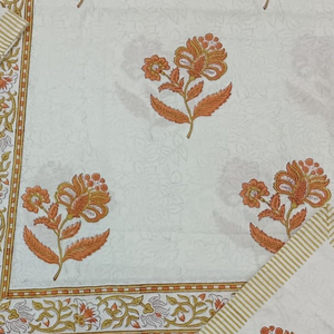 Parure de lit florale imprimée à la main, taille King, linge de luxe 200TC, respirante, haute qualité, super douce, pour hôpital - Product Image 3