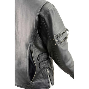Veste de scooter unisexe SAMROZ SPORTS noire - Protection sportive d'hiver - Product Image 4