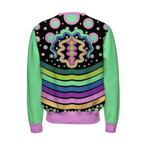 เสื้อสเวตเชิ้ตผู้ชายลายดอกไม้ ทรงปกติ คอกลม สวมใส่สบายๆ สำหรับฤดูร้อน ผ้าถัก โพลีเอสเตอร์ 100% พิมพ์ลายแบบซับลิเมชั่น - Product Image 6