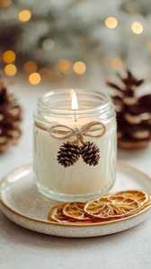 Relleno con cera perfumada de alta calidad que crea una atmósfera cálida y acogedora - Product Image 4
