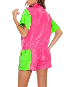 Ensemble veste et short matelassés pour femme, deux pièces, hiver, décontracté, imprimé, imperméable, respirant, léger - Product Image 6