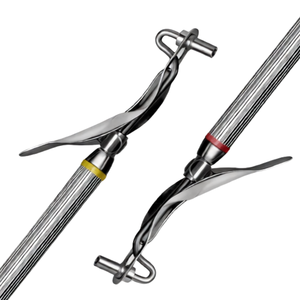 เครื่องมืออุดฟันอะมัลกัมแบบสองด้าน ขนาด 8 นิ้ว (20.3 ซม.) หัวจัมโบ้ขนาดใหญ่ ทำจากสแตนเลสสตีล ด้ามจับตามหลักสรีรศาสตร์ - Product Image 6