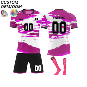 Uniforme de Práctica de Fútbol, Uniforme de Equipo Transpirable, 100% Poliéster de Secado Rápido, Kit OEM ODM, Soporte para Venta al Por Mayor, Fábrica de Ropa de Fútbol - Product Image 6