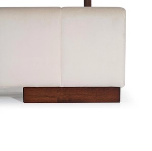 Modern Upholstered Velvet <b>Bed</b> Frame <b>Queen</b> <b>Size</b> Soft <b>Bed</b> with Quilted Headboard and Footboard - Product Image 3