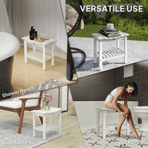 Bath Chair for Convenient Storage and Comfort - Product Image 5