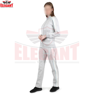 Ensemble de survêtements pour femmes, veste zippée et pantalon, design personnalisé, vêtements de sport décontractés, OEM ODM, marque privée, fournisseur en gros - Product Image 2