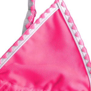 Nuevo Conjunto de Bikini de Dos Piezas para Mujer, Sexy y a la Moda para el Verano, Top Triangular con Cuello Halter, Tanga, Secado Rápido, Spandex/Poliéster - Product Image 3