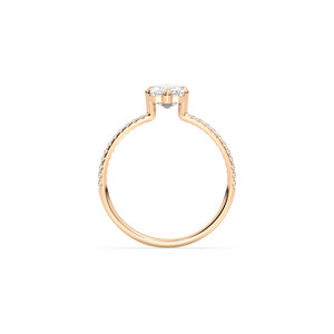 แหวนแต่งงาน REYES ดีไซน์ดั้งเดิม ทองคำแท้ 14K ประดับเพชร CVD สำหรับผู้หญิง เครื่องประดับหรูหราสำหรับทุกโอกาส - Product Image 5
