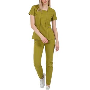 Uniformes Médicos Modernos para Enfermeras, Uniformes de Hospital de Punto Cómodos, Precio Razonable, Servicio OEM, Conjuntos de Jogger Médicos para Mujer - Product Image 1