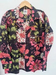 Conjunto de Pijama de Mujer con Estampado Floral, Manga Corta, Botones, para Primavera, Otoño y Verano, Uso Diario Informal y Cómodo - Product Image 3