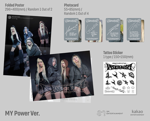 aespa ARMAGEDDON (My <b>Power</b> ver.) K-Pop Electronic <b>Book</b> (CD) Paper Plastic Material Korean Language All Ages Model BW-155 - Product Image 4