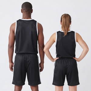Basketball Uniform <b>Men</b> Athletic Sportswear Set Basketball Uniform Sleeveless Jersey And <b>Shorts</b> 100% Polyester Sleeveless Jerseys - Product Image 3