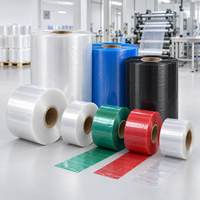 Rouleaux de tube plat en PE transparent personnalisés Proline Vietnam jetables pour l'emballage de pièces industrielles, fabrication de sacs thermoscellables, fabriqué au Vietnam