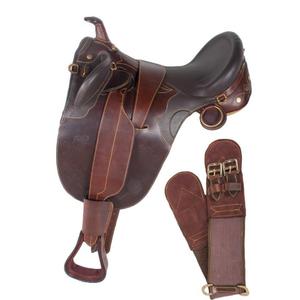 Silla de Montar para Caballo de Cuero Genuino, Precio Directo de Fábrica, Impermeable, Alta Calidad, Color Marrón Natural, Compatible con OEM y ODM, Silla Inglesa - Product Image 3