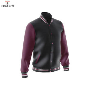 Chaqueta Varsity con Parche de Lona Gruesa y Logotipo Personalizado, Bordado de Alta Calidad, Transpirable, Resistente al Viento, Estilo Vintage, Unisex - Product Image 5