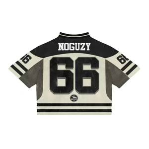 Maillot de football streetwear de luxe personnalisé, t-shirt en mesh surdimensionné pour homme, logo sublimé personnalisé en plusieurs couleurs - Product Image 4