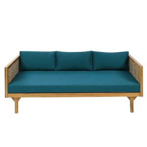 Set di mobili da giardino premium Claremont con divano letto a 3 posti e tavolo in legno di acacia - Product Image 4