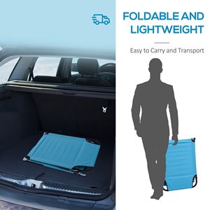 Leggero # Lettino Prendisole Portatile a 5 Posizioni - Sdraio Pieghevole con Cuscino in Olefin e Materiale PE - Product Image 6