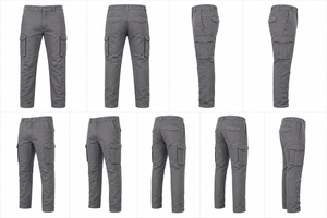 <b>Men</b> Cargo Pants 2026 New Fashion Multi Pocket Tactical Utility Pants <b>Loose</b> Fit Streetwear Casual Workwear <b>Trousers</b> Wholesale - Product Image 5