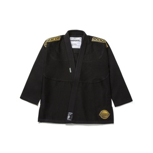 Kimono de BJJ Negro de Algodón, Uniforme de Jiu Jitsu para Adultos Unisex, Corte Regular, Duradero, Ligero, de Secado Rápido y Transpirable, 450 GSM - Product Image 1