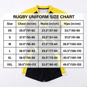 Prix de gros en stock, uniforme de rugby de qualité supérieure, vêtements de sport, design de logo personnalisé, uniforme de rugby pour adulte - Product Image 4