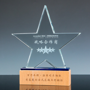 Trofeo de Cristal Acrílico de Alta Calidad, Diseño Clásico, Estilos Modernos Personalizados, Impresión Offset, Novedad Primavera 2025 - Product Image 5