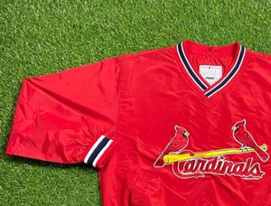 Veste bomber vintage des Cardinals de St-Louis, veste de baseball classique du Missouri, veste universitaire des années 1990, veste personnalisée des années 90 - Product Image 2