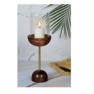 Support de bougie en bois, nouveau design tendance pour hôtels, restaurants et bureaux, décoration de mariage. - Product Image 1