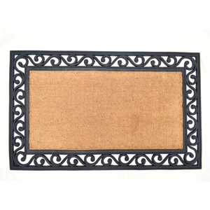 Tapis de porte en microfibre antidérapante pour extérieur, motif puzzle, épais (0,6-1 pouce), vente en gros Kerala Machine à poser le caoutchouc - Product Image 1