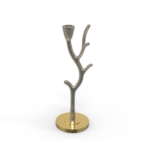 Golden Branch <b>Candlestick</b> <b>Holder</b> <b>Brass</b> Home Decoration Durable Metal Candle Stand - Product Image 5