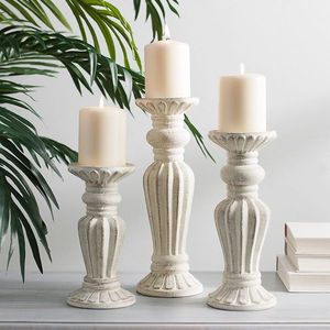 Contemporary Wooden Candle Holder Suitable For Modern Homes <b>Weddings</b> Restaurants And Stylish Event Decorations - Product Image 1