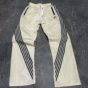 OEM ODM Lightweight Nylon Casual Track Pants Men Elastic Waist Relaxed Fit Contrast Stripe Breathable <b>Trousers</b> <b>Drawstring</b> Pocket - Product Image 3