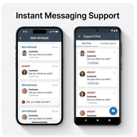 Aplicación Móvil de Reserva de Alquileres RoyalCraft Enterprise, Chat en Tiempo Real, Herramientas de Atención al Cliente para Mac/iOS/Android