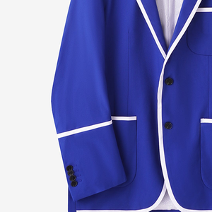 Blazer unisexe Zeta Blue Sorority Inc, logo brodé élégant et professionnel, fabricant et fournisseur OEM ODM sur mesure - Product Image 4