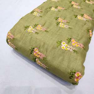 Premium Multi Embroidery Fabric Women Fashion Fabric Designer Embroidery Fabric Party Wear Fabric Luxury Fabric - Product Image 6