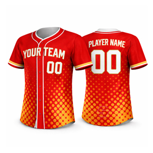 Nouvelle arrivée, maillot de baseball personnalisé avec logo, 100% polyester, taille plus, maillot de baseball imprimé par sublimation avec nom d'équipe personnalisé - Product Image 2