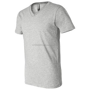 T-shirts à manches courtes pour hommes, t-shirts de performance, t-shirts unisexes, col en V parfait, t-shirts en tissu tri-blend - Product Image 4